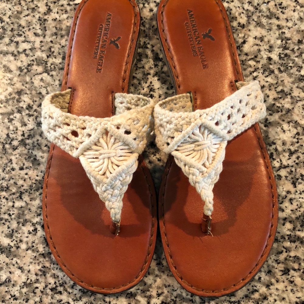 American Eagle Lace Sandals
